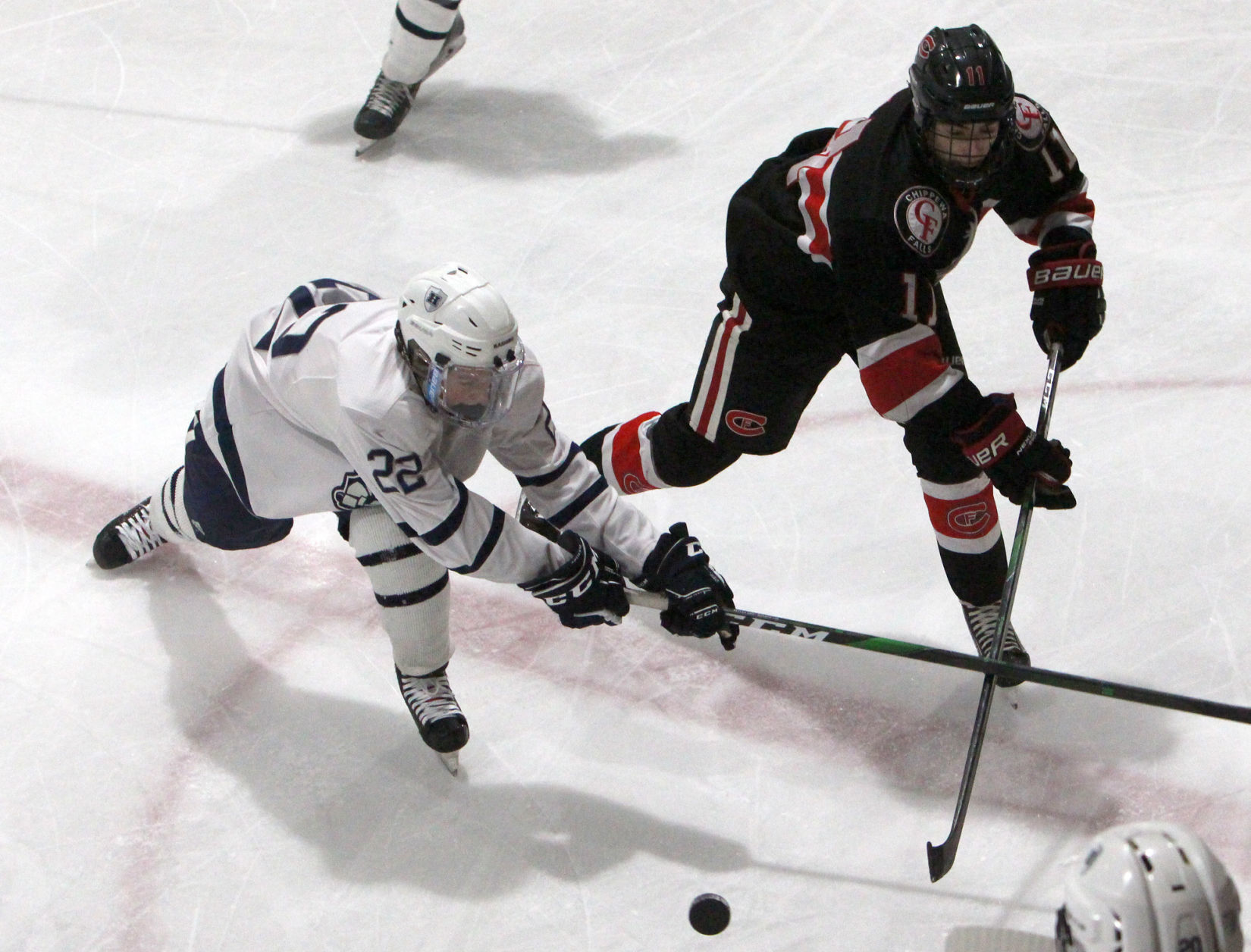 Chi-Hi boys hockey vs Hudson in Wisconsin Rapids 2-29-20